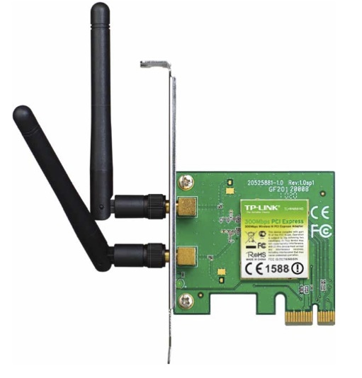 Adaptateur WiFi PCI-Express 11n 300 Mbps Tp-Link TL-WN881ND