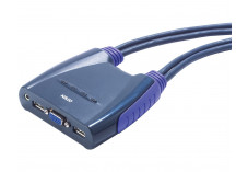 Aten CS64US Mini KVM  4 UC VGA/USB + Audio câbles intégrés