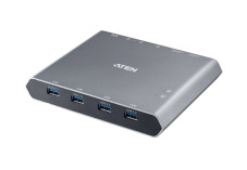 ATEN US3311 Switch KVM 2 ports USB-C avec chargeur PD3.0 écran DP 4K / 4 USB-A