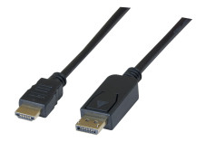 DP1.2 vers HDMI1.4 noir - 2m