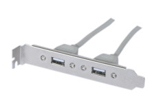 Equerre slot USB 2.0 2 ports - Carte mère DIP 10 pts