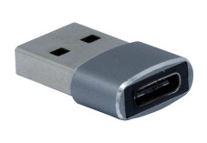Adaptateur slim USB 2.0 A mâle - Type-C femelle