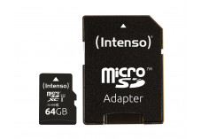 INTENSO Carte MicroSDXC UHS-I Premium Class 10 - 64 Go - Achat / Vente sur