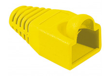 Manchon RJ45 jaune snagless diamètre 5,5 mm (sachet de 10 pcs)