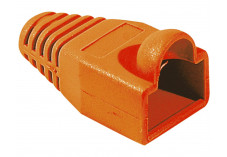 Manchon RJ45 orange snagless diamètre 5,5 mm (sachet de 10 pcs)