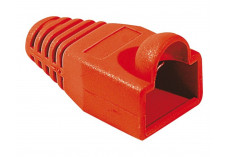 Manchon RJ45 rouge snagless diamètre 6,5 mm (sachet de 10 pcs)