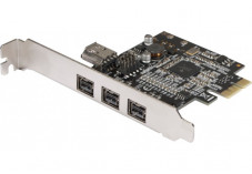 Carte PCI-Express firewire 800 3port 1394b + 1x1394a interne
