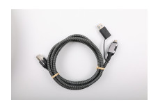 Cordon RJ45 carte réseau Gigabit USB-C/A intégré- 2m