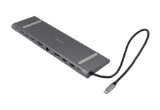 Station d'accueil de bureau USB-C long câble 2x HDMI 1 DP RJ-45 3xUSB-A  2xUSB-C