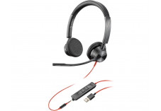 POLY Blackwire BW3325-M casque USB-A + Jack - 2 écouteurs
