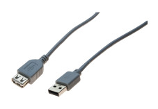 Rallonge USB 2.0 grise - 2,0 m