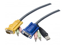 Cable E7 kvm ATEN 2L-53xxU VGA-USB-Audio - 1,80M