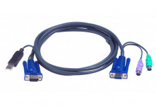 Cable kvm ATEN 2L-5502UP VGA-USB-PS2 - 1,80M