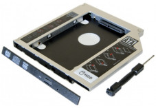 Tiroir lecteur CD ordinateur portable pour disque HDD/SSD 2.5