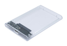Boîtier externe USB 3.0 transparent disque dur ou SSD 2.5