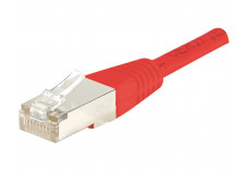Câble RJ45 CAT6 F/UTP - Rouge - (1,0m)