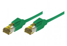 Cable Rj45 Cat 7 S Ftp A Connecteurs Cat 6a Vert 1 5m Achat Vente Sur Abix Fr