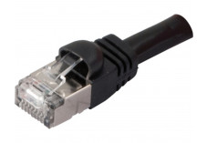 Câble RJ45 spécial VoIP CAT6 S/FTP Snagless - Noir - (3m)