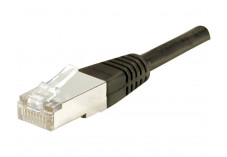 Câble RJ45 CAT6 S/FTP - Noir - (0,5m)