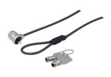Antivol éco à clé pour encoche de sécurité K-Lock - câble acier torsadé de 1,80m