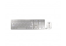CHERRY Pack clavier & souris DW 9100 sans fil blanc/argent