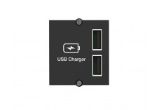 BACHMANN Plastron chargeur 2 ports USB