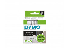 1 Ruban Compatible pour Étiqueteuses Dymo D1 45013 S0720530 - 12mm x