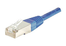 Câble ethernet réseau Cat6 500MHz RJ-45 14pi bleu