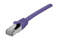 Câble RJ45 CAT6a F/UTP Snagless LSOH - Violet - (0,3m)