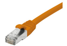 Câble RJ45 CAT6 F/UTP Snagless LSOH - Orange - (1,0m)