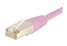 Câble RJ45 CAT6 S/FTP - Rose - (1,5m)