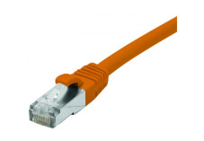 Câble RJ45 CAT6a S/FTP LSOH Snagless - Orange - (0,3m)