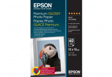 Papier photo Epson Prenium Glossy A6 (10x15cm) - 40 feuilles