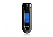 TRANSCEND Cle USB 3.0 JetFlash 790 - 128Go Noir/Bleu