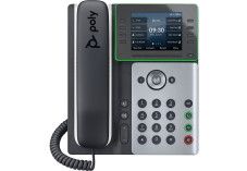 Poly Edge E350 Téléphone VoIP PoE 8 comptes SIP  LCD 2.8