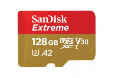 Extreme microSDXC 128GB + SD Adapter + Rescue Pro Deluxe 160MB/s A2 C10 V30 UHS