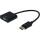 Convertisseur DisplayPort actif 1.2  vers VGA + audio stéréo