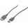 DACOMEX Sachet rallonge USB 2.0 Type-A / Type A grise - 2 m