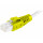 Manchon RJ45 jaune clipsable diamètre 6 mm (sachet de 10 pcs)