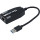DEXLAN adaptateur réseau USB 3.0 RJ45 Gigabit à cordon