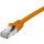 Câble RJ45 CAT6 F/UTP Snagless LSOH - Orange - (0,3m)