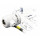 MOBILIS Câble de sécurité à clé de 1.8 m pour encoche standard (7x3mm) - Blanc