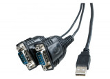 Convertisseur USB - Serie RS232 prolific - 2 ports DB9