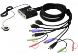 Aten CS692 KVM in Cable 2 ports HDMI/USB+Audio