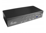 Switch KVM DVI/USB/Audio livré avec cables 1,5m - 4 ports