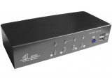 Switch KVM DVI/USB/Audio livré avec cables 1,5m - 4 ports