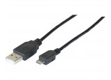 Cordon eco USB 2.0 A / MICRO B noir - 2 m