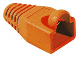 Manchon RJ45 orange snagless diamètre 6,5 mm (sachet de 10 pcs)