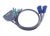 Aten CS62S Switch kvm 2 ports VGA/PS2 câbles intégrés 90cm