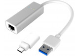 Adaptateur USB 3.1 métal Gigabit + convertisseur USB type-C